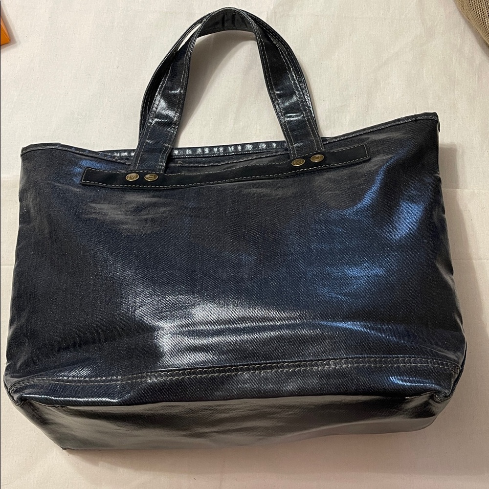 Jacobs By Marc Jacobs Colab Coated Denim Tote. - Picture 4 of 14